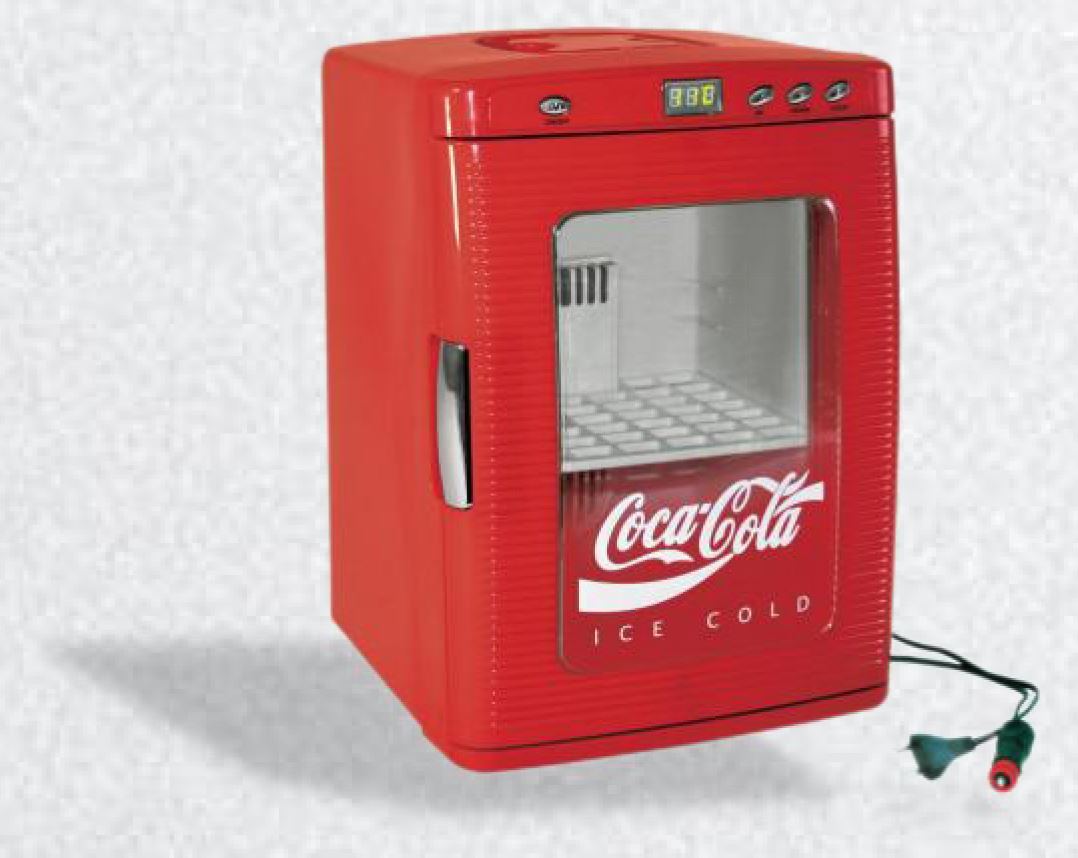 Refrigerador mini refrigerador retro nevera coca cola roja