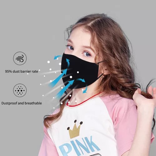 máscara de protección para bebés en la cara