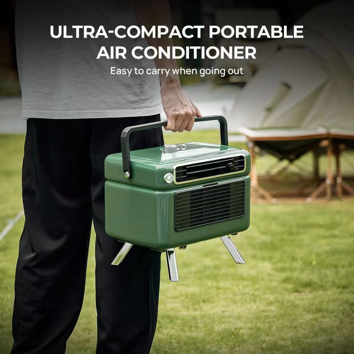 Mini aire acondicionado portátil para exteriores, pequeña unidad de aire acondicionado.